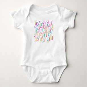 Body Para Bebê Body "J" Bebê Confete Letra