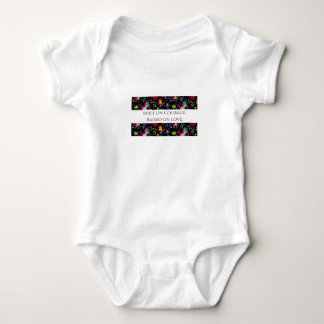 Body Para Bebê Body Jersey de Bebê - Construído com Coragem Criad