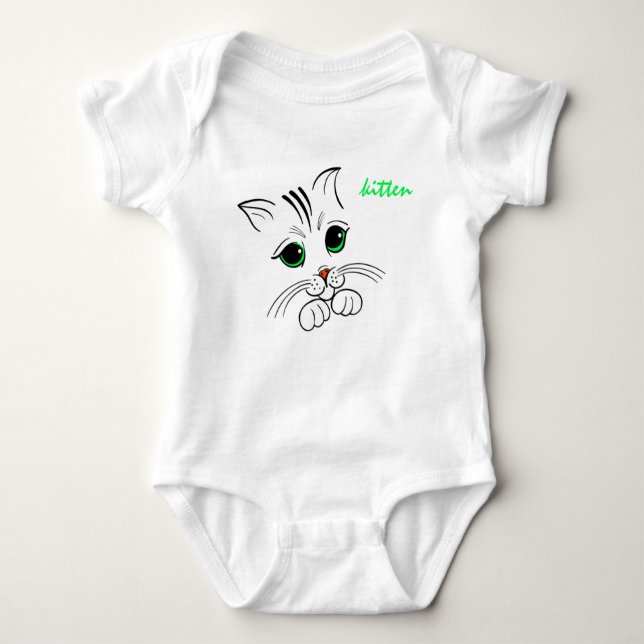 Body Para Bebê Body Kitten (Frente)
