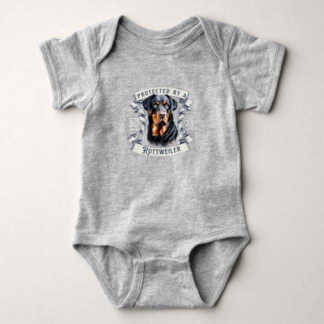Body Para Bebê Body Rottweiler Bebê (Frente)