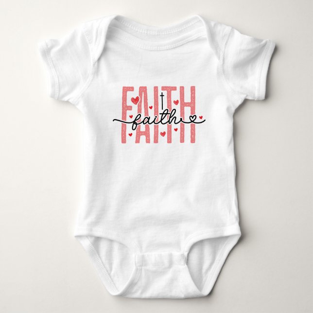 Body Para Bebê Body Sicário de Bebê Fé (Frente)