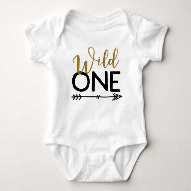 Body Para Bebê Bodydress de aniversário selvagem (Frente)
