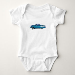 Body Para Bebê Bodysuit 1957 clássico do bebê de Chevy BelAire