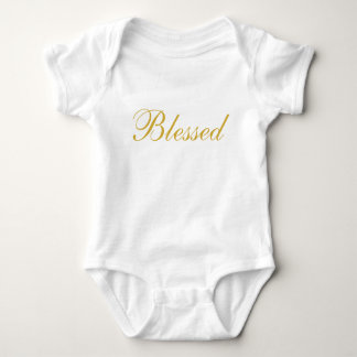 Body Para Bebê Bodysuit abençoado do jérsei do bebê