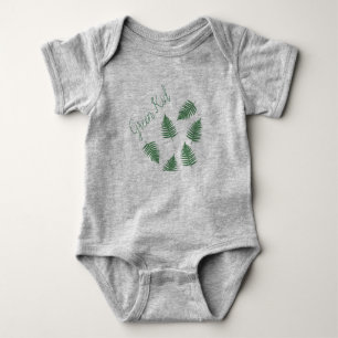 Body Para Bebê Bodysuit afortunado do bebê da samambaia do miúd