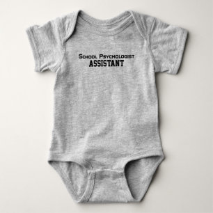 Body Para Bebê Bodysuit assistente do bebê do psicólogo da esco