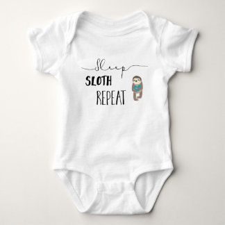 Body Para Bebê Bodysuit bonito do bebê da repetição da preguiça