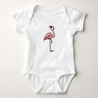 Body Para Bebê bodysuit bonito do bebê do flamingo