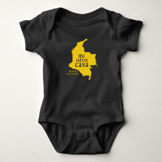 Body Para Bebê Bodysuit COLÔMBIA do jérsei do bebê