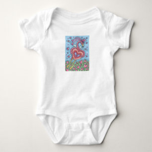 Body Para Bebê BODYSUIT COR-DE-ROSA do JÉRSEI do BEBÊ dos