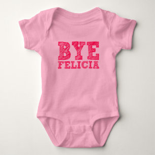 Body Para Bebê Bodysuit cor-de-rosa engraçado do tutu de Felicia