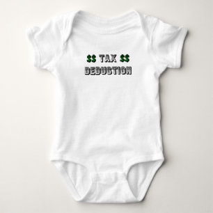 Body Para Bebê Bodysuit da dedução fiscal