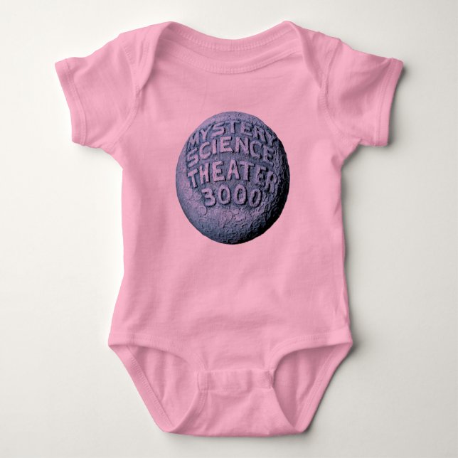 Body Para Bebê Bodysuit da lua de MST3K (rosa) (Frente)