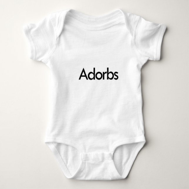 Body Para Bebê Bodysuit de Adorbs (Frente)