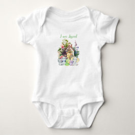 Body Para Bebê Bodysuit de Bebê Animais Fofos | Eu Sou Amado