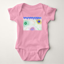 Bodysuit de Bebê Arte Impressionista Galáxias Past