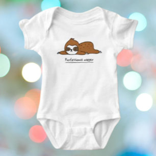 Body Para Bebê Bodysuit de Bebê Engraçado Preguiça Dorminhoca Pro