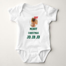 Body Para Bebê Bodysuit de Jersey personalizado de Natal para Beb