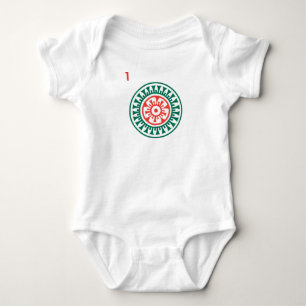 Body Para Bebê Bodysuit do aniversário do Mah Jongg primeiro