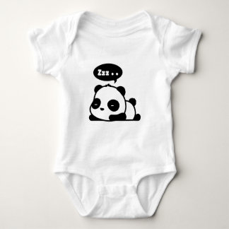 Body Para Bebê bodysuit do bebê com uma panda sonolento bonito