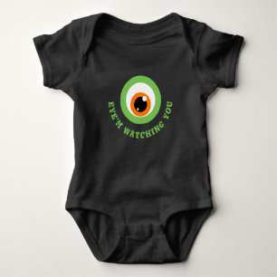 Body Para Bebê Bodysuit do bebê da chalaça do olho do monstro