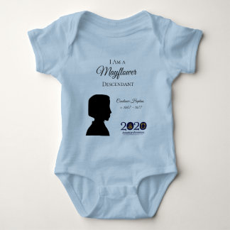 Body Para Bebê Bodysuit do bebê de Constance Hopkins Mayflower