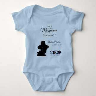 Body Para Bebê Bodysuit do bebê de Stephen Hopkins Mayflower
