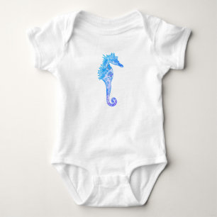 Body Para Bebê Bodysuit do bebê do desenho da mandala do cavalo