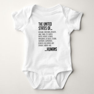 Body Para Bebê Bodysuit do bebê dos Estados Unidos