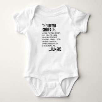 Body Para Bebê Bodysuit do bebê dos Estados Unidos