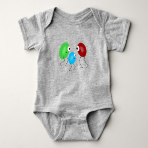 Body Para Bebê Bodysuit do bebê dos feijões de geléia