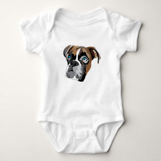 Body Para Bebê Bodysuit do cão do pugilista