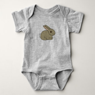 Body Para Bebê Bodysuit do coelho dos desenhos animados