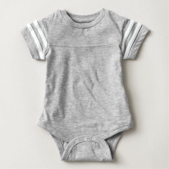 Macacão Body Futebol para Bebê, Heather Grey