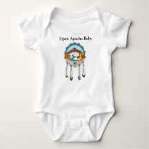 Bodysuit do jérsei do bebê de Lipan Apache