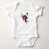 Bodysuit do jérsei do bebê de Peter Pan
