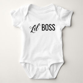 Body Para Bebê Bodysuit do jérsei do chefe de Lil