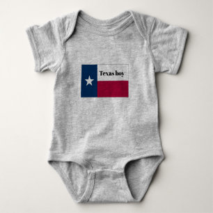 Body Para Bebê Bodysuit do menino de Texas