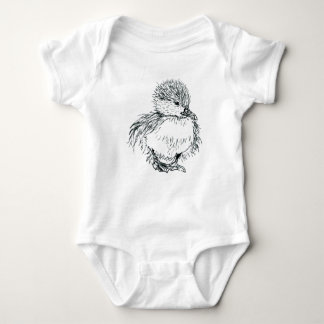 Body Para Bebê Bodysuit do patinho
