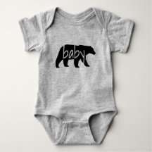 Bodysuit do urso do bebê