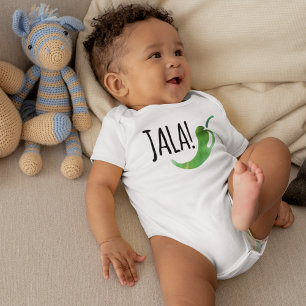 Body Para Bebê Bodysuit engraçado do bebê do Jalapeno do Holla