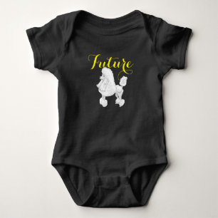 Body Para Bebê Bodysuit futuro do bebê da caniche