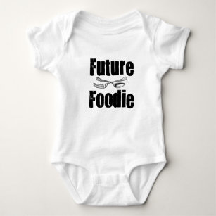 Body Para Bebê Bodysuit futuro do jérsei do bebê de Foodie
