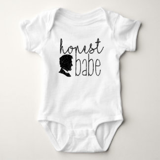Body Para Bebê Bodysuit honesto de Abe Lincoln do borracho