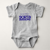 Bodysuit impressionante do bebê de Sorta