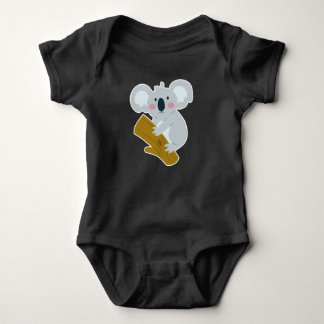 Body Para Bebê Bodysuit legal do bebê do Koala