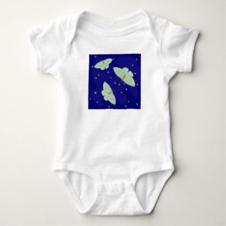 Body Para Bebê Bodysuit Moth Sky Baby
