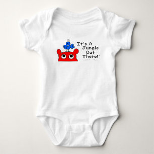 Body Para Bebê Bodysuit orgânico dos trabalhos do hipopótamo "