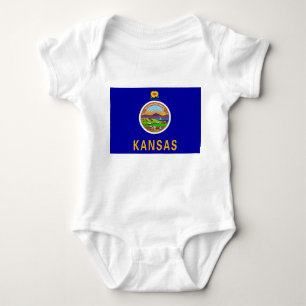 Body Para Bebê Bodysuit patriótico do bebê com a bandeira de