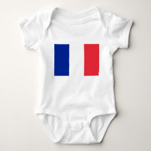 Body Para Bebê Bodysuit patriótico do bebê com bandeira France